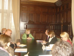 18 April 2012 National Assembly Speaker Prof. Dr Slavica Djukic Dejanovic with the delegation of the Pre-election Observation Mission of the Parliamentary Assembly of the Council of Europe 